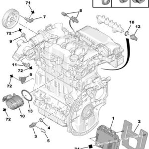 Peugeot Engine Management Ecu 1610170080
