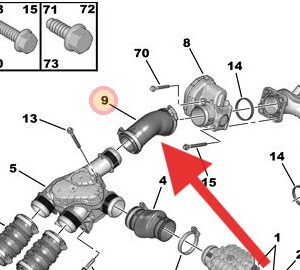Peugeot 5008 2009-2016 Boost Pipe