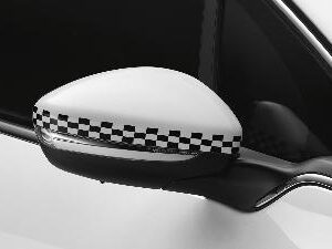 Peugeot 208 2012-2019 Exterior Rear View Mirrors Black And White Check 16074822 80
