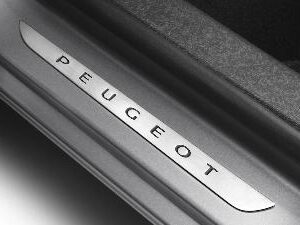 Peugeot 2008 2013-2016 Front Door Sill Trims Brushed Stainless Steel
