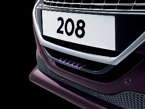 Peugeot 208 2012-2019 Grille Sticker Ligne Xy 16101019 80