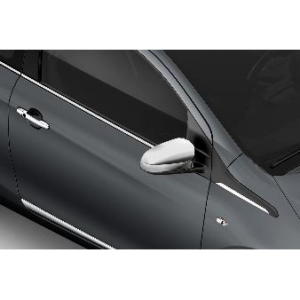 Peugeot 108 2014-2021 Chrome Mirror Protection Shells 16127976 80