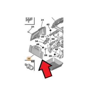 Peugeot Boxer Under Seat Base Cover