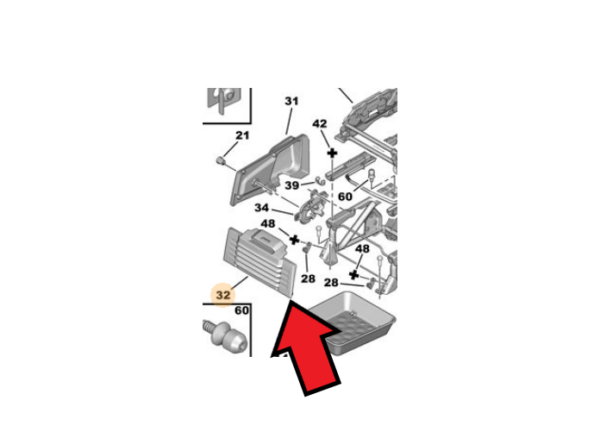 Peugeot Boxer Under Seat Base Cover
