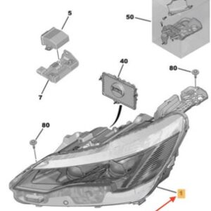 Peugeot 3008 2016-Present Headlamp