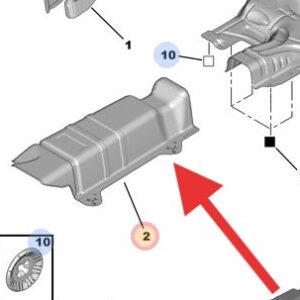 Peugeot 207 2006-2014 Exhaust Heat Shield