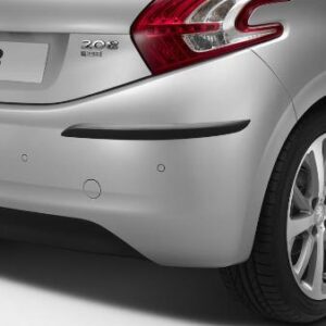 Peugeot 208 2012-2019 Protection Strips For The Rear Bumper 16077973 80