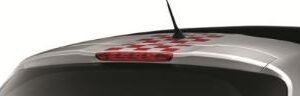 Peugeot 208 2012-2019 Upper Spoiler Sticker Chequered 16077553 80