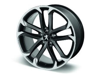 Peugeot RCZ 2009-2015 Alloy Wheel Solstice 19" Mat Black Onyx