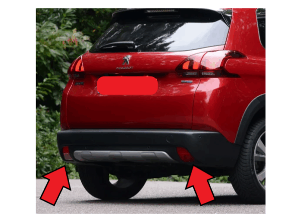 Peugeot 2008 2013-2016 Rear Fog/Reverse Lamp