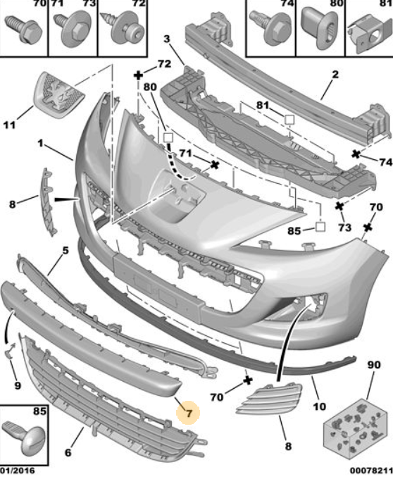 Peugeot 207 Sw Parts List