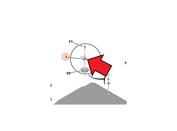 Peugeot Boxer Rear Tie Down Loop