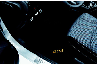 Peugeot 206 2003-2009 Velour Mats Set 966333