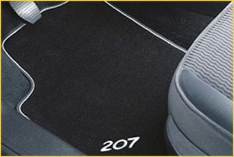 Peugeot 207 2006-2014 Velour Mats Front