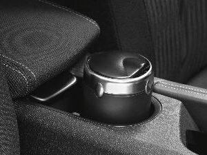 Peugeot 2008 2013-2016 Ash Tray With Imitation Brushed Aluminium Ring