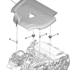 Peugeot RCZ 2009-2015 Engine Cover