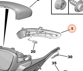 Peugeot 208 2012-2019 Lime Spec Side Repeater