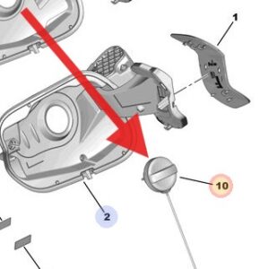 Peugeot 308 2020-Present Fuel Cap