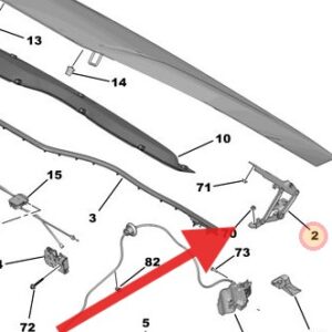 New Peugeot 3008 III Hybrid 145 2024- Present Bonnet Hinges