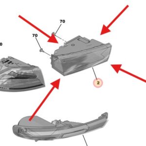 Peugeot 508 2019-2021 Inner Rear Tail Light