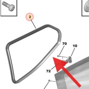 Peugeot 108 Rear Window Seal