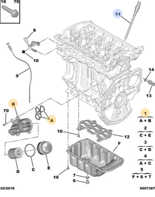Peugeot 207 20062014 Oil Filter Housing With Seal V864376280