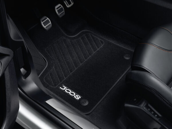 Peugeot 3008 2016-2021 Set Of Velour Floor Mats Front And Rear 16164462 80