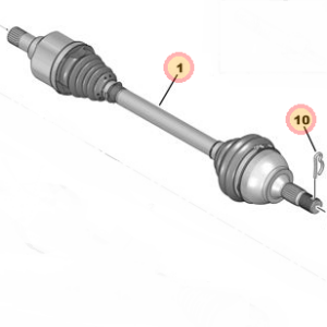 Peugeot 308 2014-2020 Drivers Driveshaft